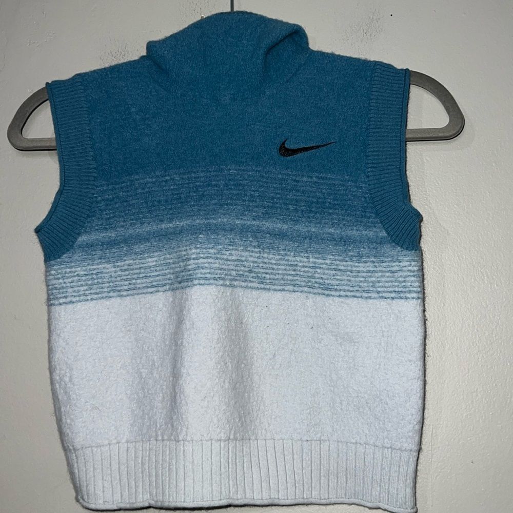 Nike Dri Fit Advance Run Division Wool Hooded Running Vest Size Small